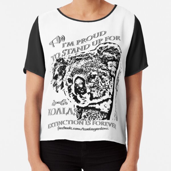 Stand up for koalas! Chiffon Top