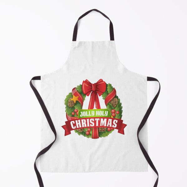 Artikelvorschau, Holly Jolly Christmas Holiday Kranz Mistel entworfen und verkauft von StickerbashCo.