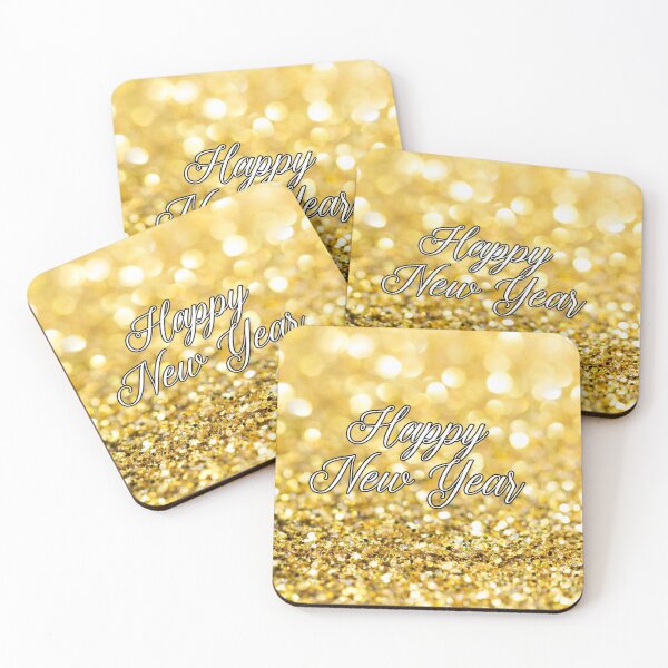 Item preview, Happy New Year Gold Glitter Glam designed and sold by Epic Love Designs.