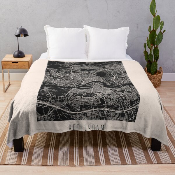 Item preview, Rotterdam City Street Map Dark designed and sold by Teecha.
