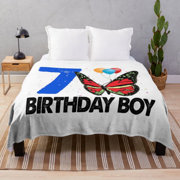 Item preview, Birthday Boy 7 Monarch designed and sold by Bendthetrend.