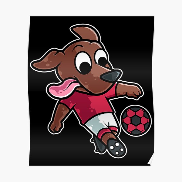 Dog Football Game Day Funny Team Sports Soccer' Sticker