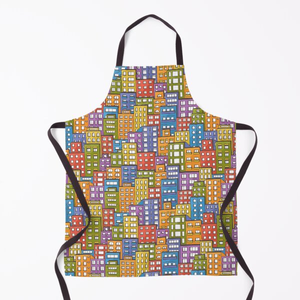 Item preview, Colorful doodle city designed and sold by zsooofija.