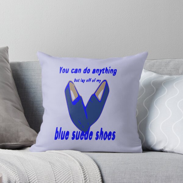 Item preview, Blue suède shoes designed and sold by Grobie.