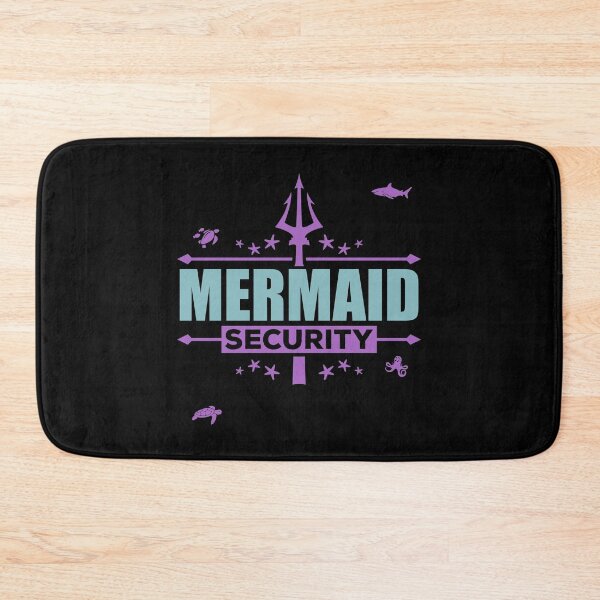 Item preview, Mermaid Security Funny Dad Swimming party Gift print designed and sold by theodoros20.