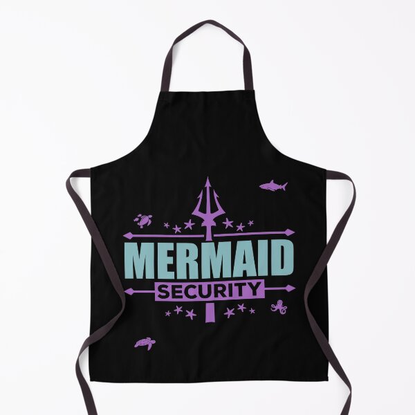 Item preview, Mermaid Security Funny Dad Swimming party Gift print designed and sold by theodoros20.