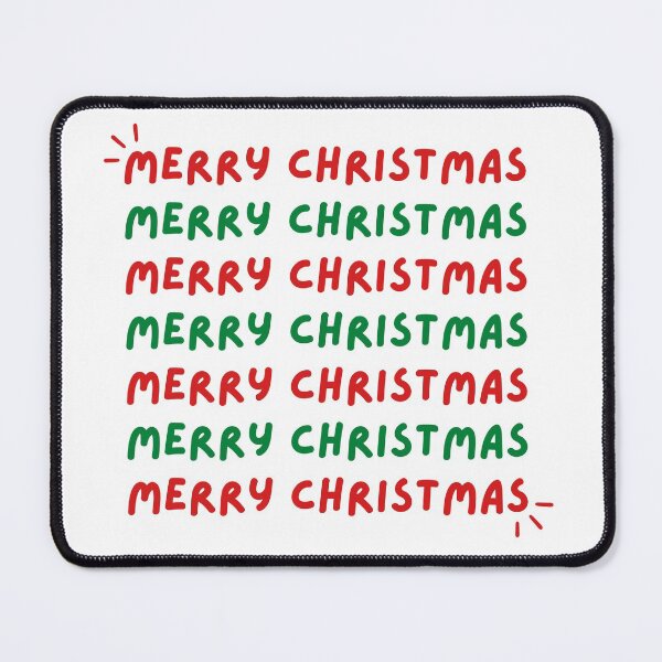 Item preview, Red and Green Merry Christmas Seasonal Greetings designed and sold by HappyPeeps.