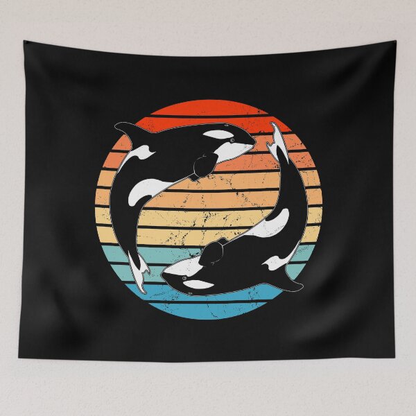Item preview, Orcas designed and sold by NicGrayGraphic.