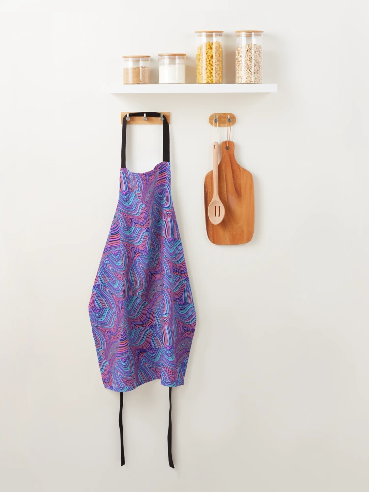 Thumbnail 4 of 6, Apron, Best rainbow pattern designed and sold by Rene-Martin.
