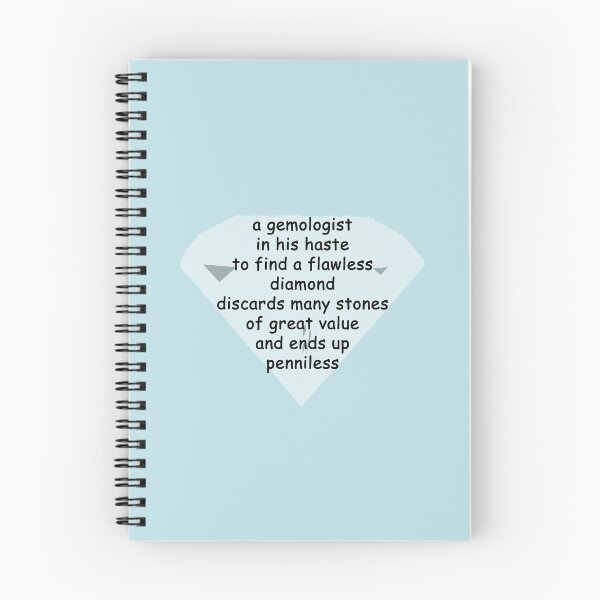 Item preview, A gemologist in his haste to find a flawless diamond discards many stones of great value and ends up penniless designed and sold by SomeGuyLou.