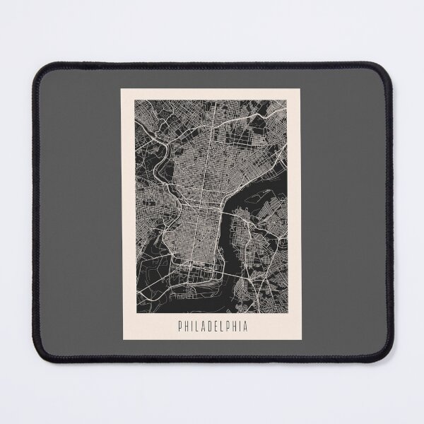 Item preview, Philadelphia City Street Map Dark designed and sold by Teecha.