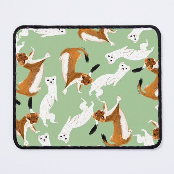 Item preview, Naughty Stoat (Mustela erminea) designed and sold by belettelepink.