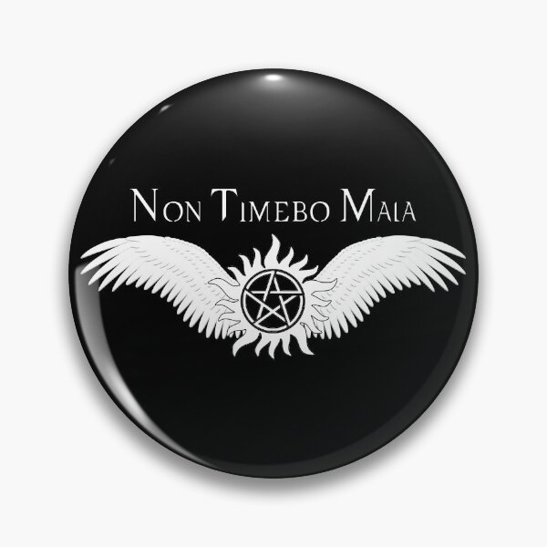 Item preview, Supernatural Non Timebo Mala v2.0 designed and sold by obsidiandream.