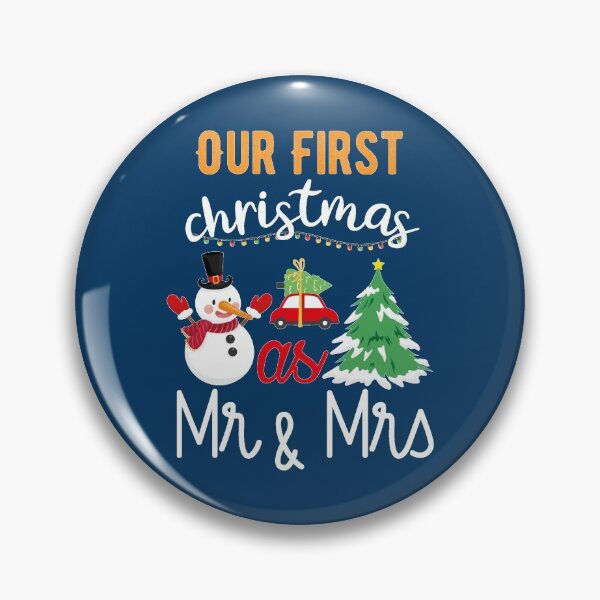 Item preview, Our First Christmas As Mr and Mrs | Funny Newlywed 2021 designed and sold by thecooltable.
