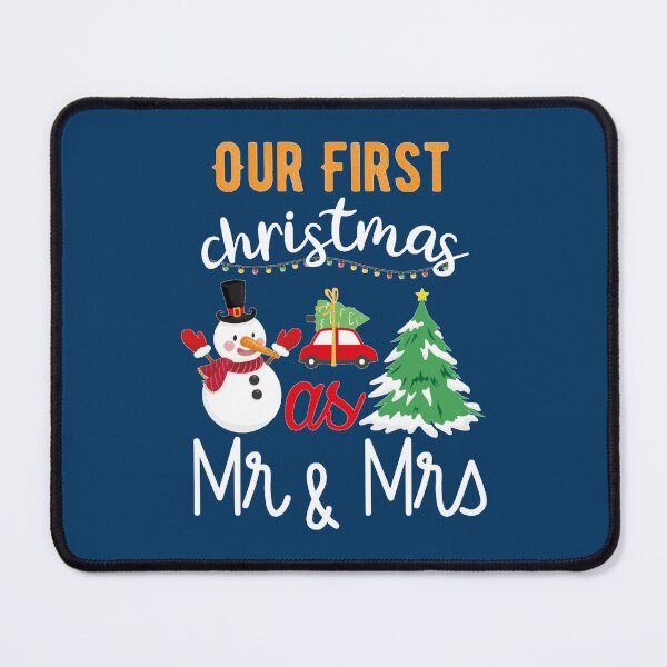 Item preview, Our First Christmas As Mr and Mrs | Funny Newlywed 2021 designed and sold by thecooltable.