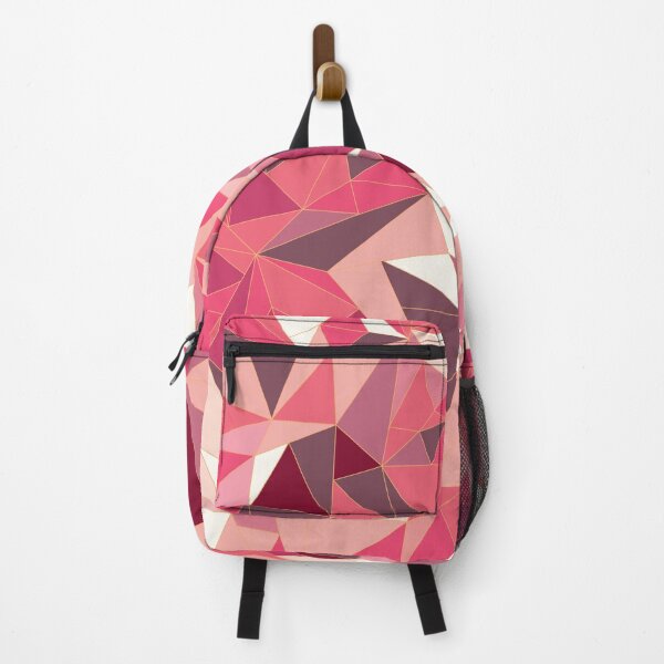 Item preview, Red Geometric Crystal Pattern designed and sold by Meme Economy.