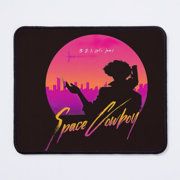 Chill Vibe Space Cowboy Mouse Pad