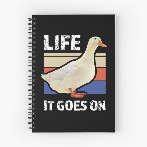 Item preview, Life Goes On Duck - Duck Meme designed and sold by jacnotjac.