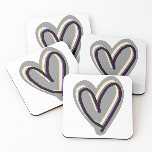 Item preview, nonbinary - heart designed and sold by artbygussie.