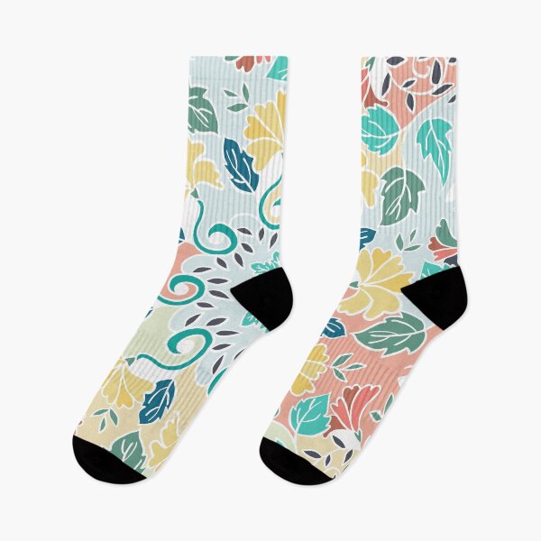 Item preview, florals with white outline designed and sold by printmesomecolo.