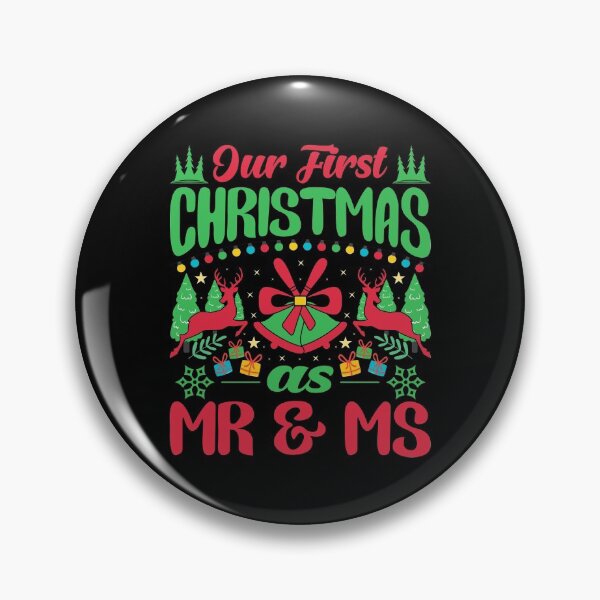 Item preview, Our First Christmas As Mr and Mrs | Cute Funny Newlywed 2021 designed and sold by thecooltable.
