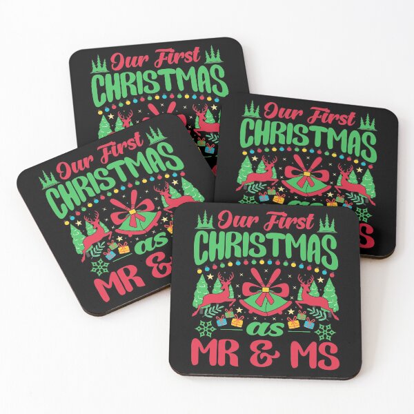 Item preview, Our First Christmas As Mr and Mrs | Cute Funny Newlywed 2021 designed and sold by thecooltable.