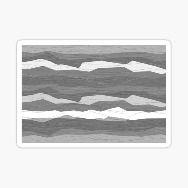 Abstract Grey Sticker