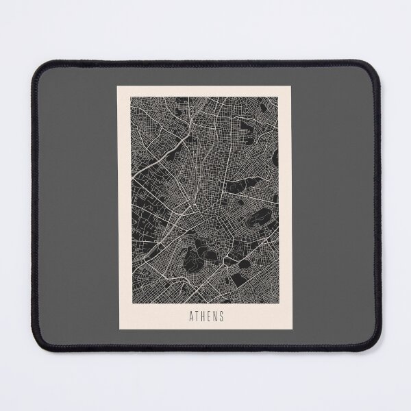 Item preview, Athens City Street Map Dark designed and sold by Teecha.