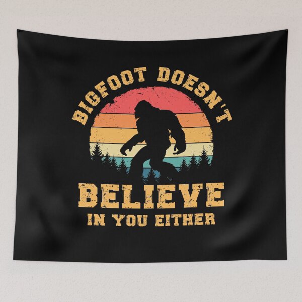 Item preview, Bigfoot Doesn't Believe In You Either - Vintage Sunset Bigfoot Lover  designed and sold by ohmier.