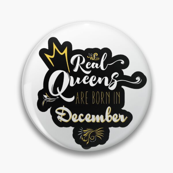 Item preview, Real Queens are born on December designed and sold by E-MartFashion.