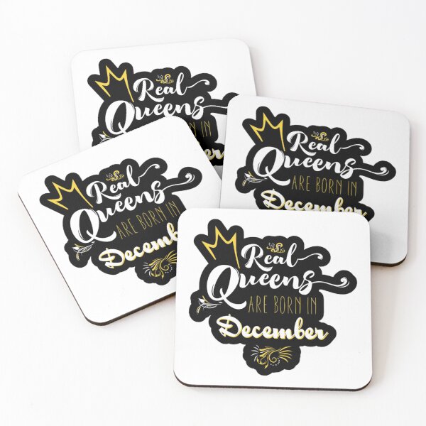 Item preview, Real Queens are born on December designed and sold by E-MartFashion.