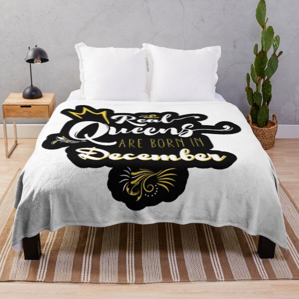 Item preview, Real Queens are born on December designed and sold by E-MartFashion.
