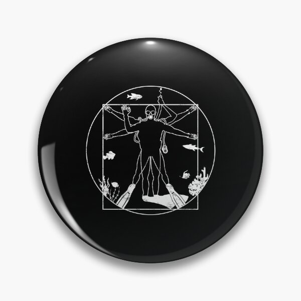 Item preview, Vitruvian Diver Scuba Diving Corals designed and sold by StrongShirts.