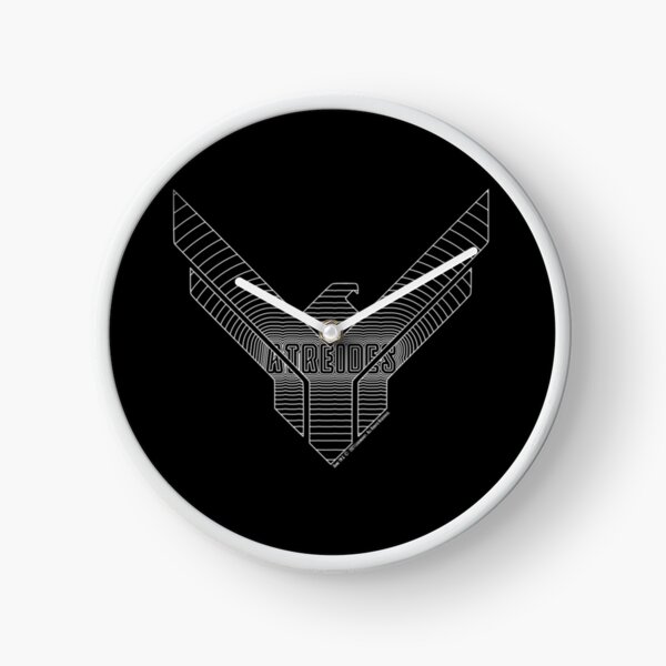 Atreides (White Contour) Clock