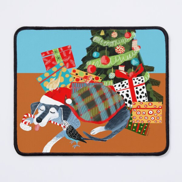 Item preview, Time to share time to celebrate Christmas with Angel Dog designed and sold by belettelepink.