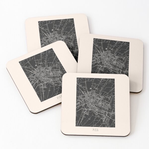 Item preview, Pisa City Street Map Dark designed and sold by Teecha.