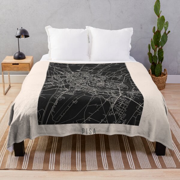 Item preview, Pisa City Street Map Dark designed and sold by Teecha.