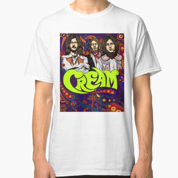 cream t shirt band