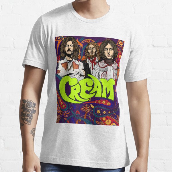 "Cream Band, Clapton" Tshirt by helenacooper Redbubble