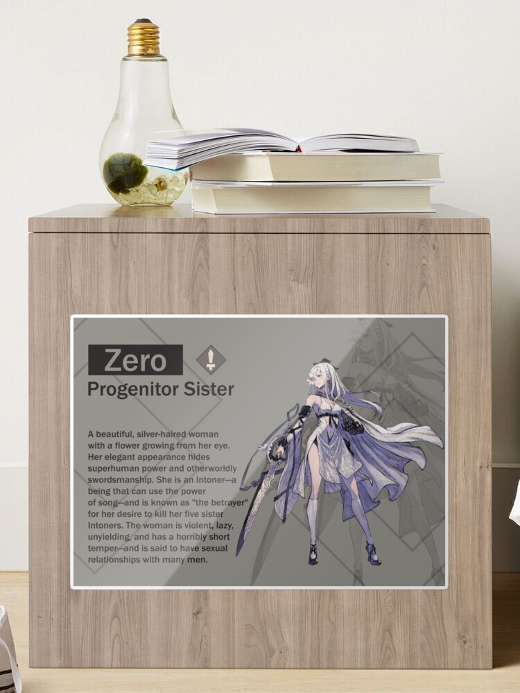 Zero - Progenitor Sister (Nier Reincarnation) Art Board Print by  VelvetZone