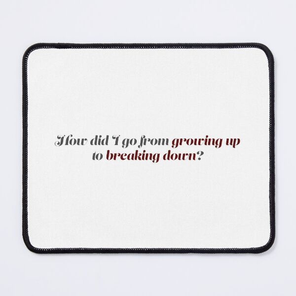 Item preview, Growing up to breaking down: Nothing New Lyrics (Taylor's Version) ft. Phoebe Bridgers designed and sold by evaschroeder.