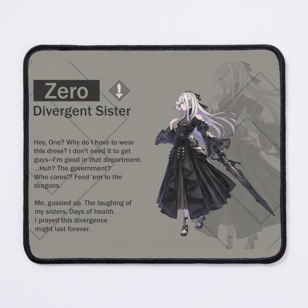 Item preview, Zero - Divergent Sister (Nier Reincarnation) designed and sold by VelvetZone.