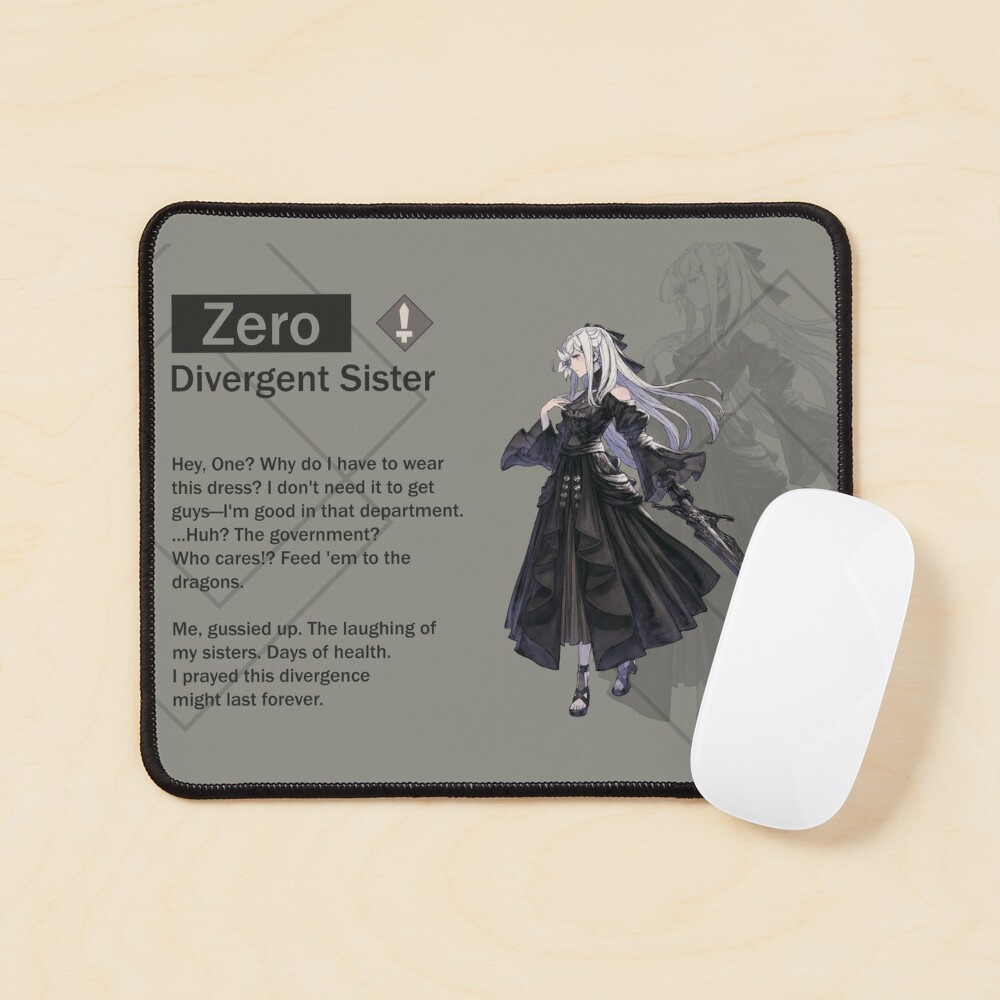 Zero - Progenitor Sister (Nier Reincarnation) Art Board Print by  VelvetZone