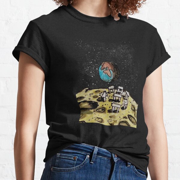 Stonehenge on the Moon Classic T-Shirt