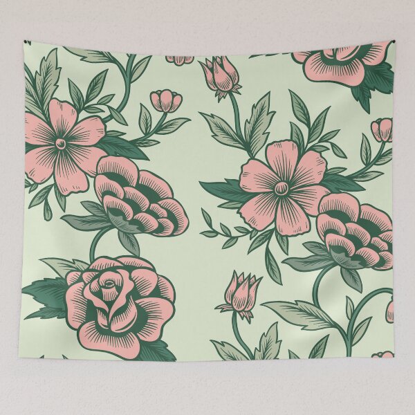Item preview, Seamless floral pattern designed and sold by Bilalicia.