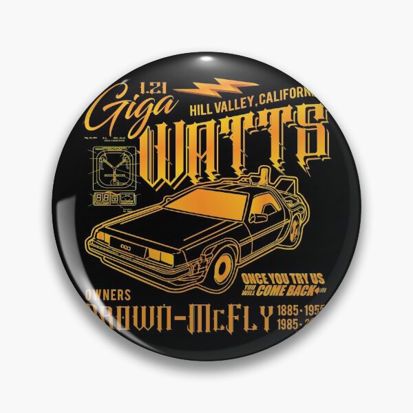 Item preview, Giga Watts Garage Back to the Future DeLorean Car (© UCS LLC and Amblin) designed and sold by Alema Art.