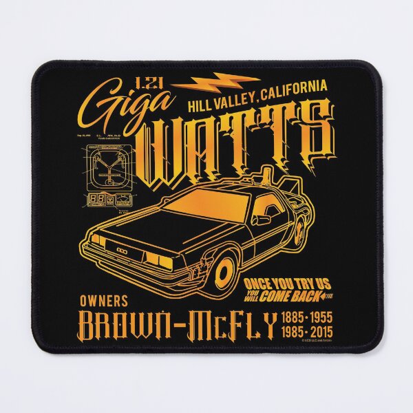 Item preview, Giga Watts Garage Back to the Future DeLorean Car (© UCS LLC and Amblin) designed and sold by Alema Art.
