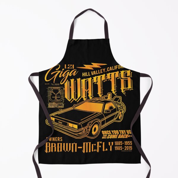 Item preview, Giga Watts Garage Back to the Future DeLorean Car (© UCS LLC and Amblin) designed and sold by Alema Art.