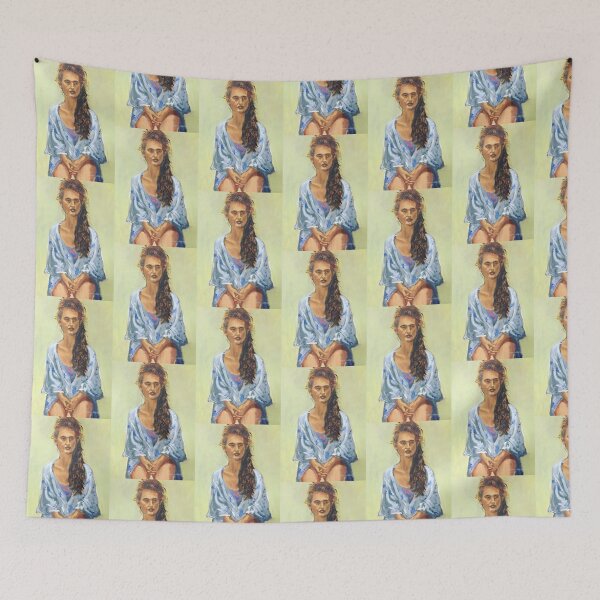 Item preview, Portrait of a Woman in blue designed and sold by MonicaArtist.