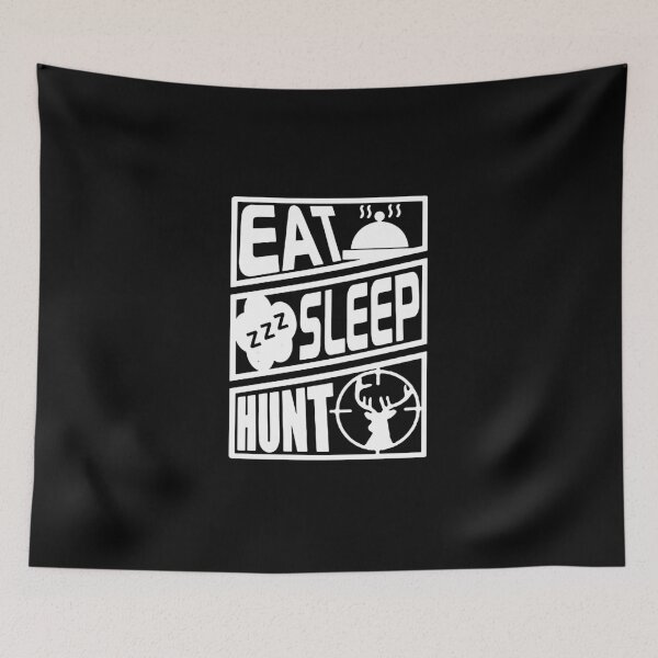 Item preview, Eat Sleep Hunting Repeat Love Deer Hunting Loving Hunting Moose Love wild Only Talent Hunting Funny Hunt Gift Premium Apparel Funny Holiday Xmas designed and sold by DesignByHeartUK.